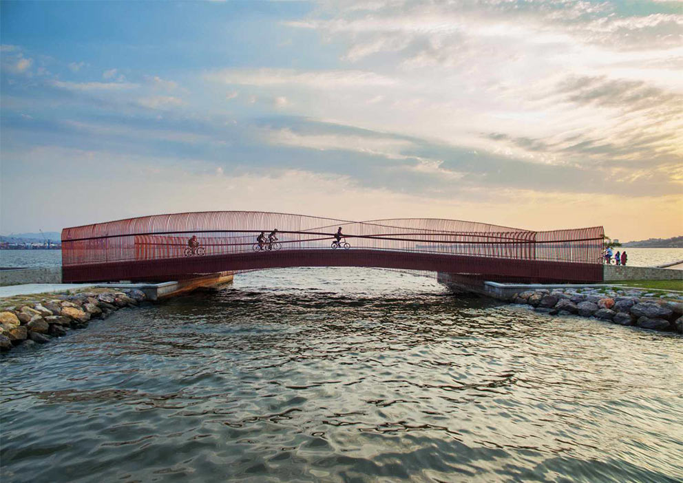 土耳其Bayraklı Coast Pedestrian 海滨景观桥梁