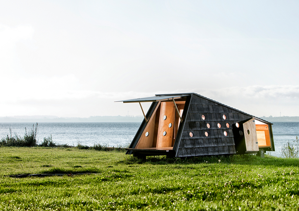 丹麦 Shelters by the Sea - Blue Landmarks 