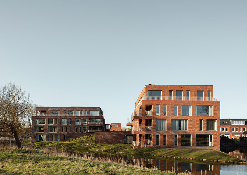荷兰鹿特丹Rietzoom – 17套公寓和18栋家庭住宅