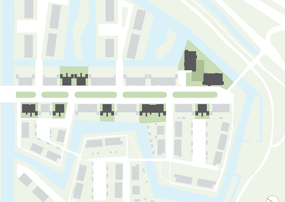 荷兰鹿特丹Rietzoom – 17套公寓和18栋家庭住宅